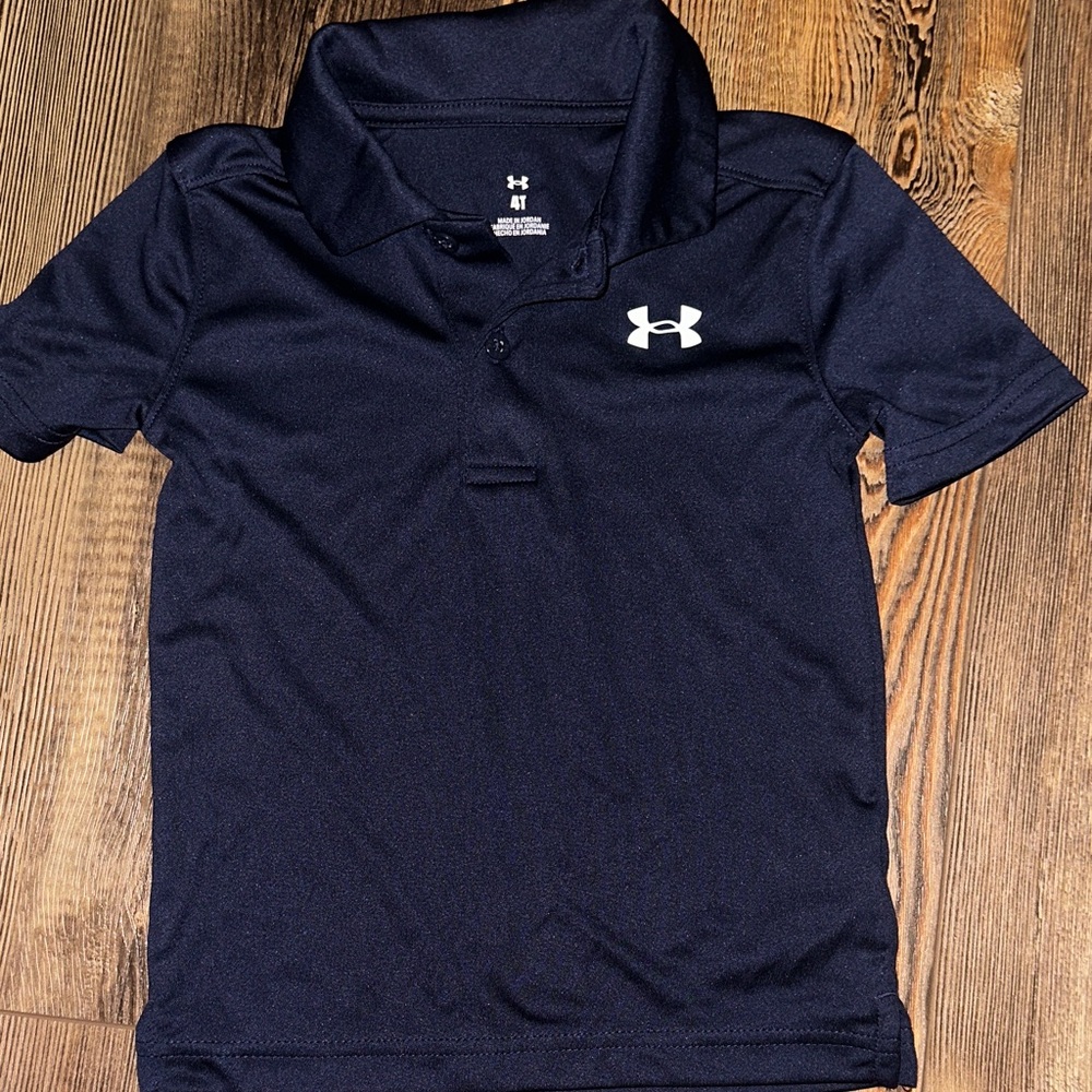 Under Armour Kids Dark Blue Polo Shirt